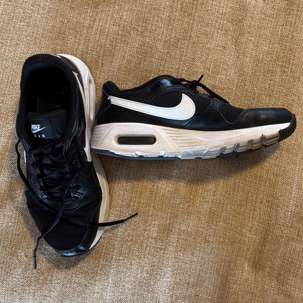 Nike Black and White Air Max Sneakers